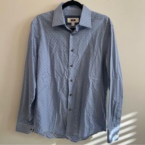 Joseph Abboud Light Blue Pattern Dress Shirt